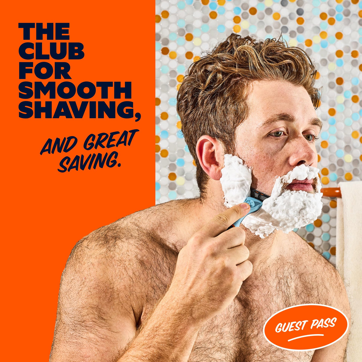 Razor cover for Dollar Shave Club shaving set