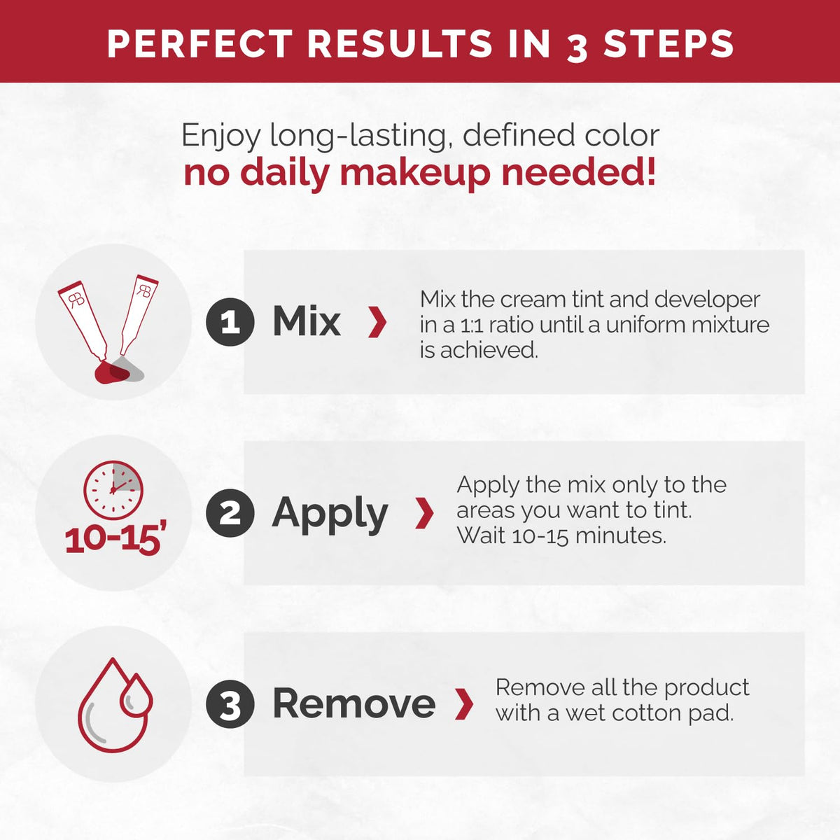 RB RENATA BEAUTY Tint Kit application instructions