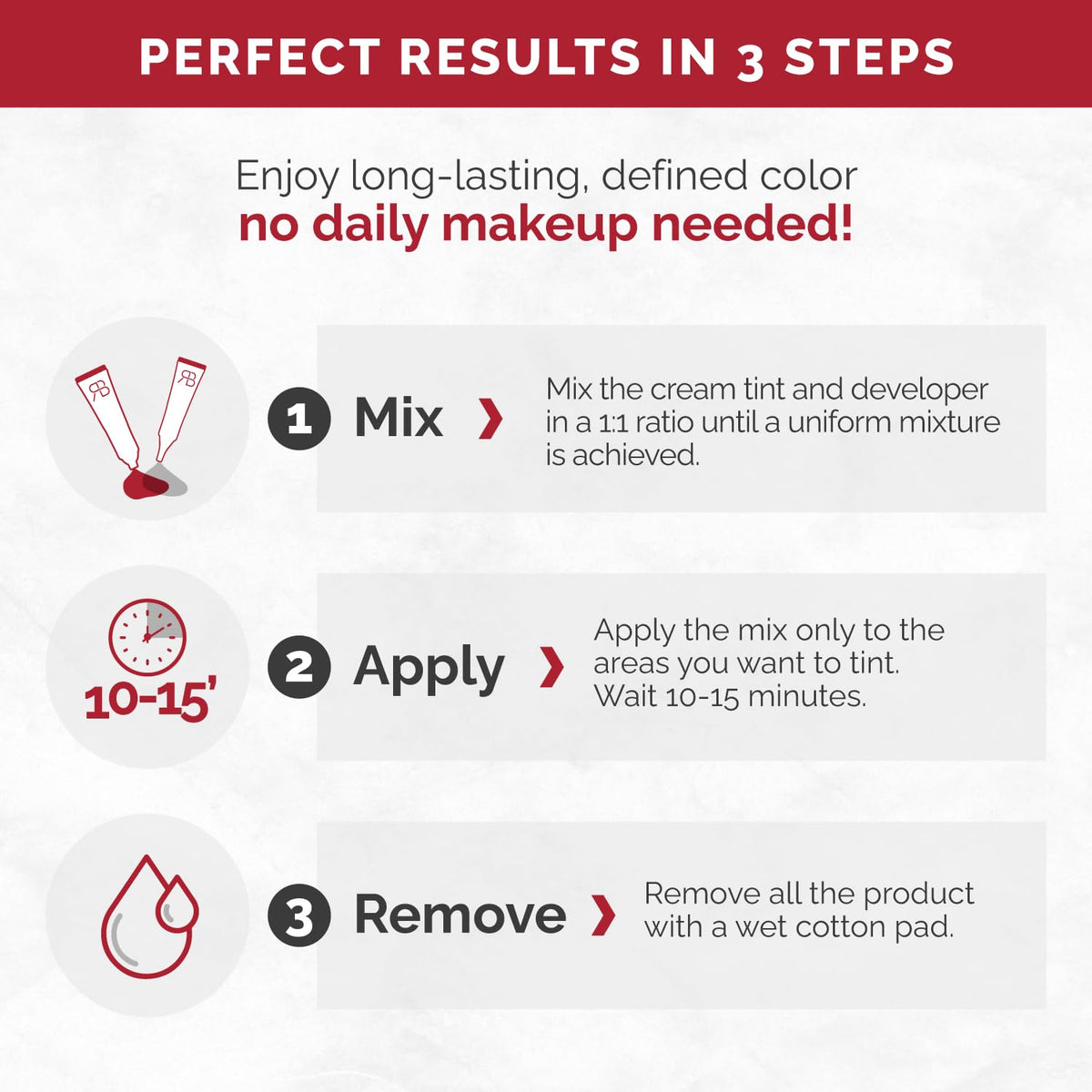 RB RENATA BEAUTY Tint Kit Graphite with instructions
