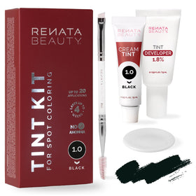RB RENATA BEAUTY Tint Kit packaging featuring cream hair dye and developer