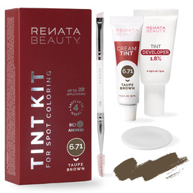 RB RENATA BEAUTY Tint Kit Taupe Brown front view