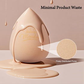 Real Perfection makeup sponge in use for foundation application