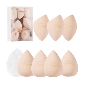 Real Perfection Makeup Sponge Set 7 pcs in travel case