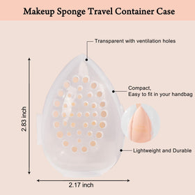 Real Perfection makeup sponges displayed on a countertop