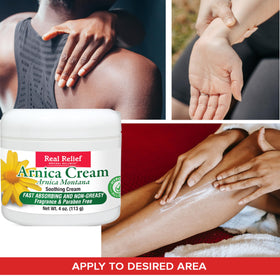 Real Relief Arnica Cream natural ingredients list