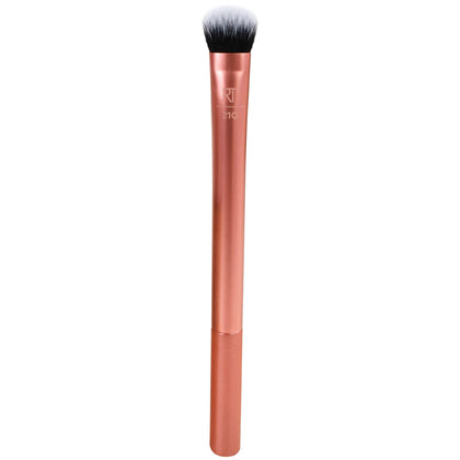 Real Techniques Expert Concealer Brush front view with plush bristles