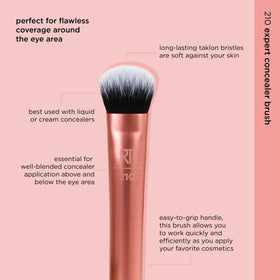 Real Techniques Expert Concealer Brush with easy-to-grip handle