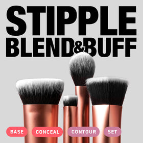 Real Techniques Face Base Set RT 257 Small Conceal Brush side view