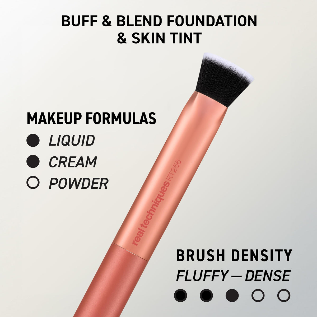 Real Techniques Face Base Set RT 258 Flat Contour Brush close-up