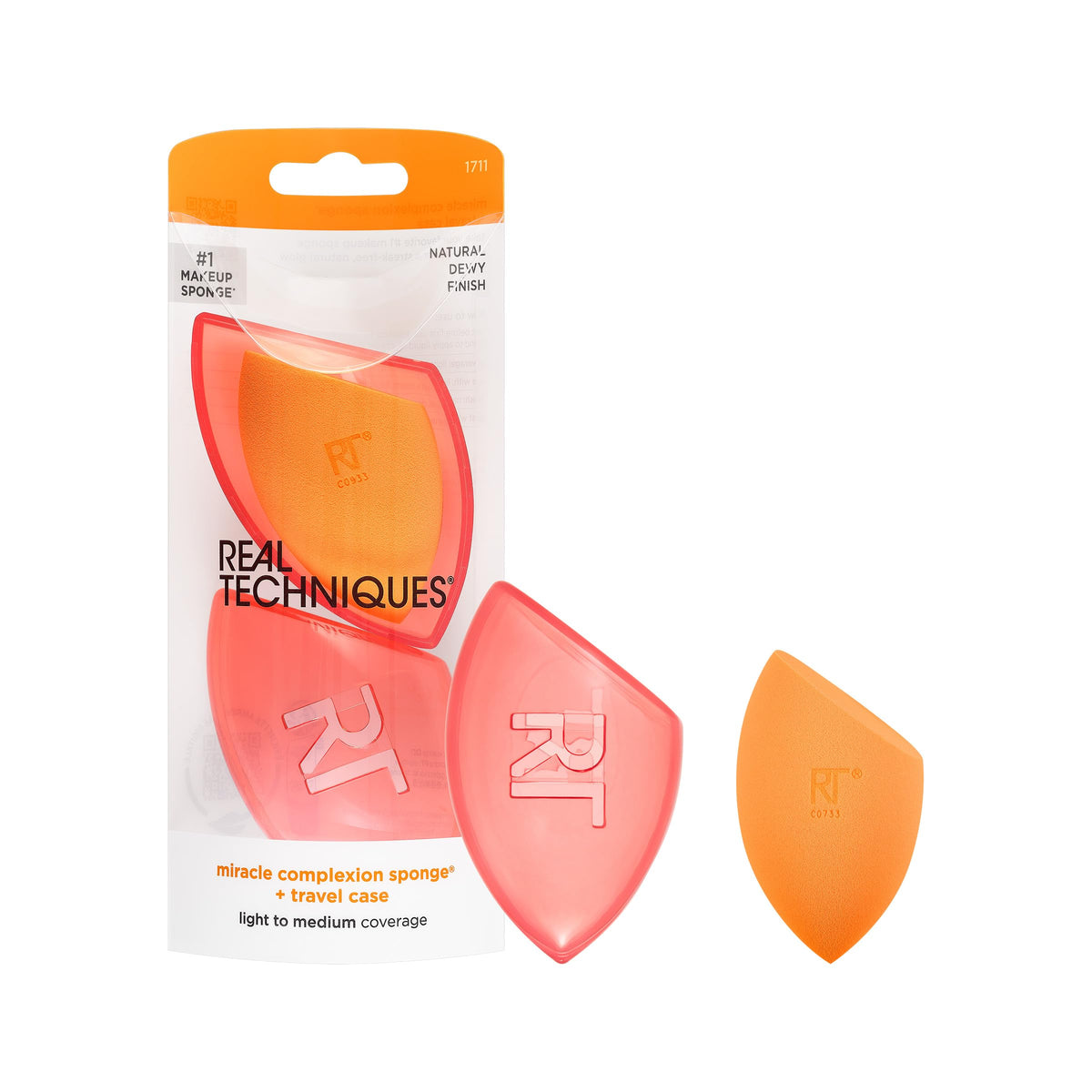 Real Techniques Miracle Complexion Sponge set with travel case