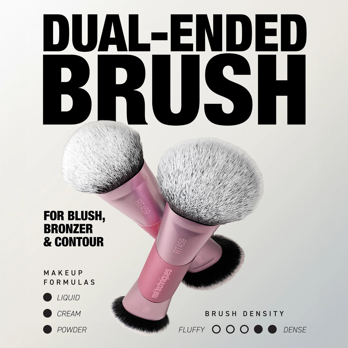 Real Techniques Ultimate Multi-Tasker Brush RT 459 angled side close-up