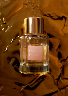 Rebecca Minkoff Blush fragrance ingredients display