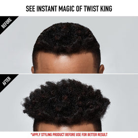 Red by Kiss Bowwow Twist King Comb Brush close-up of bristles