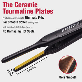 Red by Kiss flat iron with 360-degree swivel cord