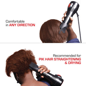 Red by Kiss Handle-Less Hair Dryer side view