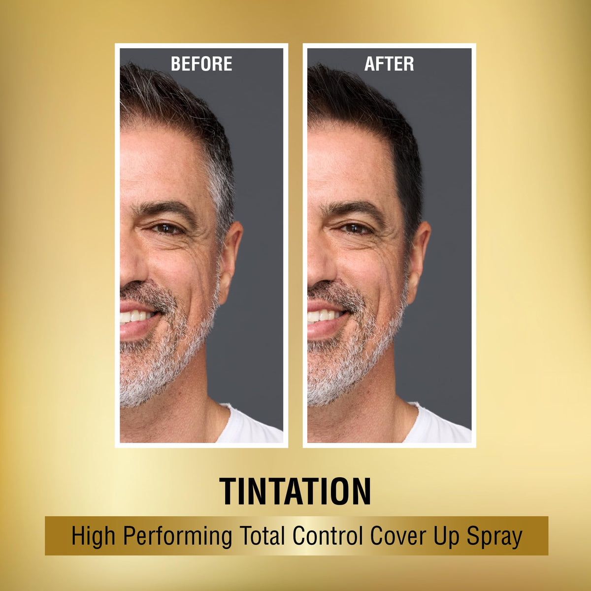 Red by Kiss Tintation Temporary Hair Color Spray being applied to hair