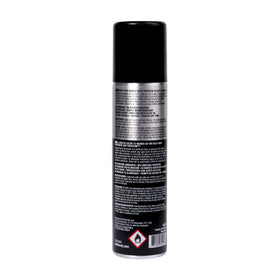 Red by Kiss Tintation Temporary Hair Color Spray on a vanity with hair tools