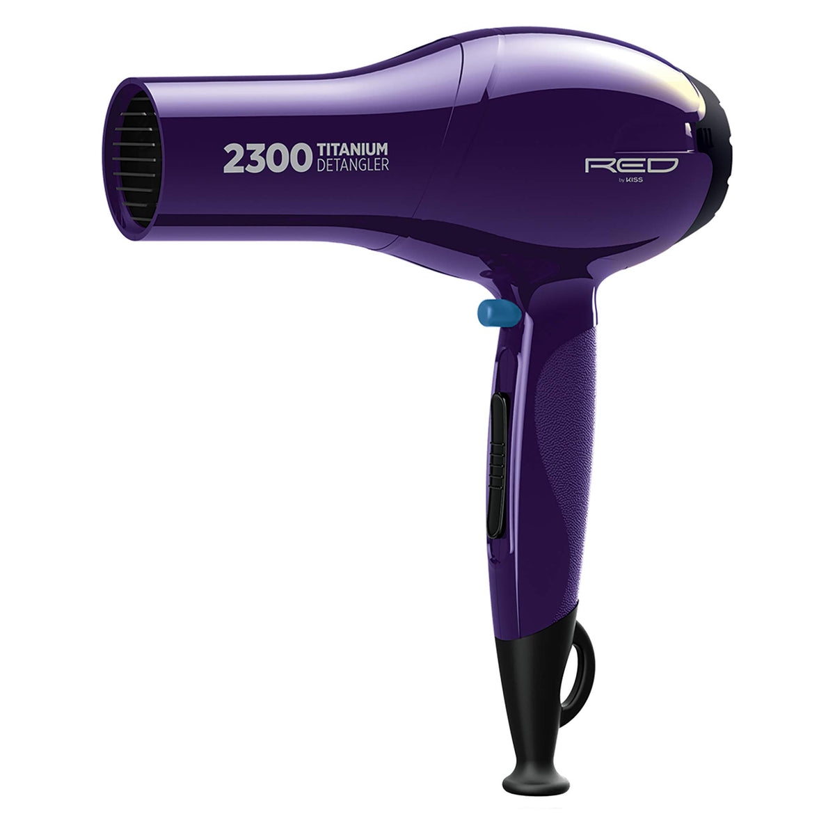 Red by Kiss Titanium 2300 Detangler Hair Dryer back view