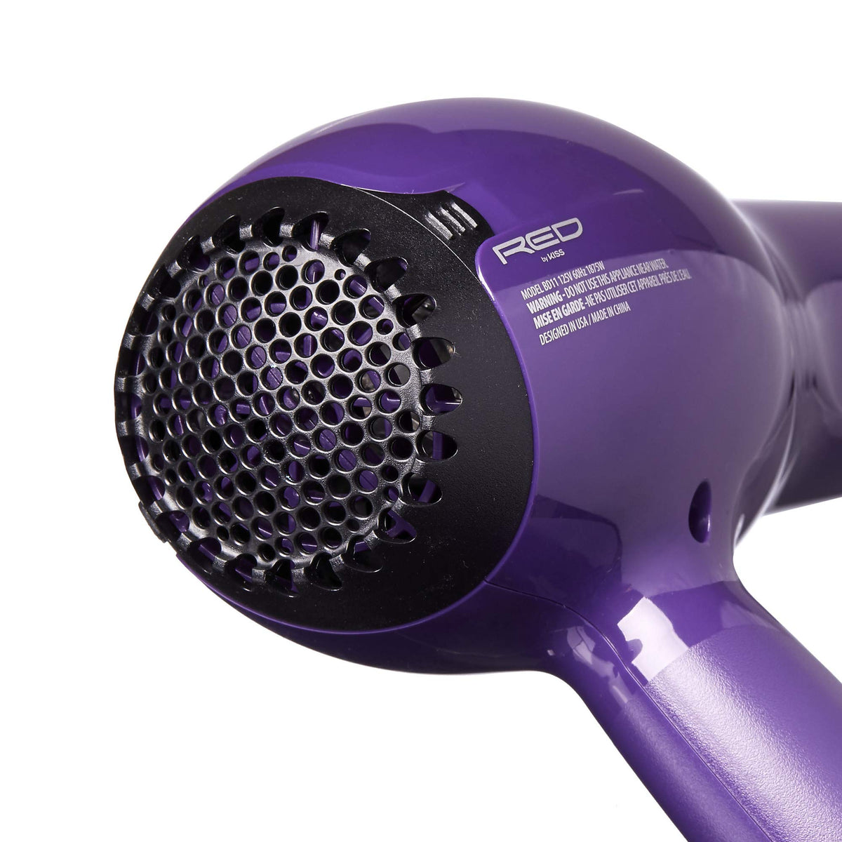 Red by Kiss Titanium Detangler Hair Dryer with bonus titanium detangler piks