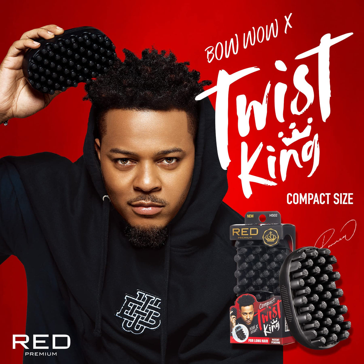 Red by Kiss Twist King Washable Twist Brush cleaning process