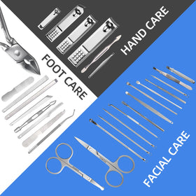 RedFlow manicure set tools for hand and foot care