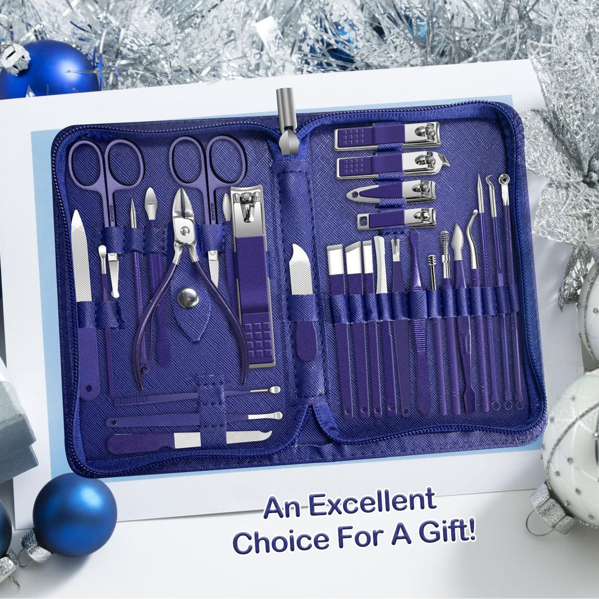 RedFlow manicure tools laid out on a table for easy access