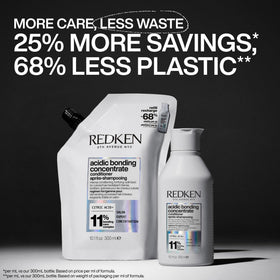 Redken Acidic Bonding Concentrate Conditioner with hair care products