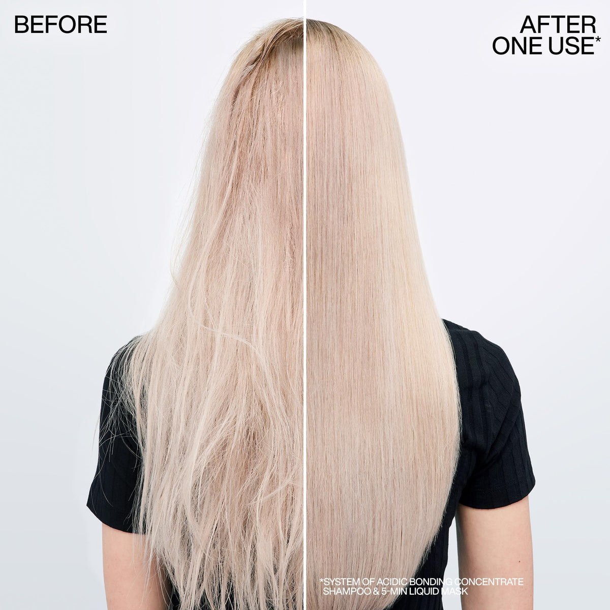Redken Acidic Bonding Concentrate Mask application on hair