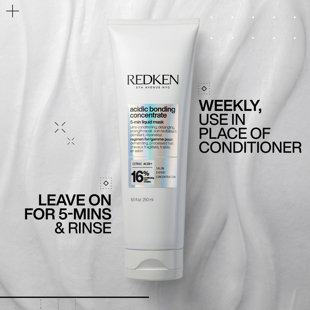 Redken Acidic Bonding Concentrate Mask packaging side view