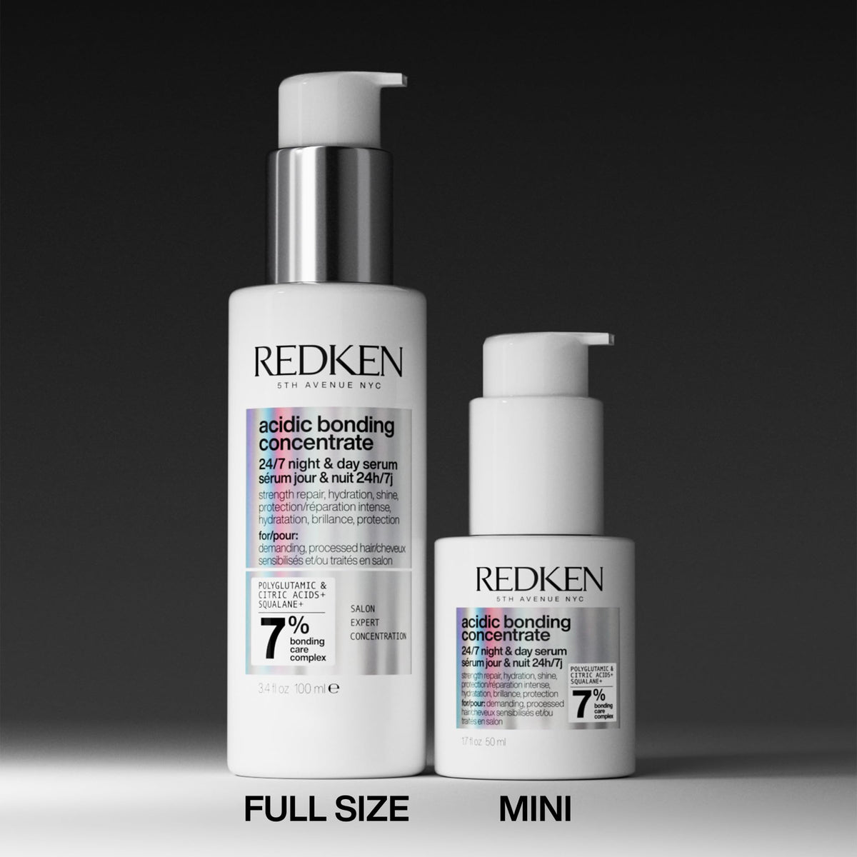 Redken Acidic Bonding Concentrate Mini Hair Serum 68g with lavender scent