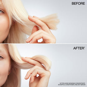 Redken Acidic Bonding Concentrate serum application on hair