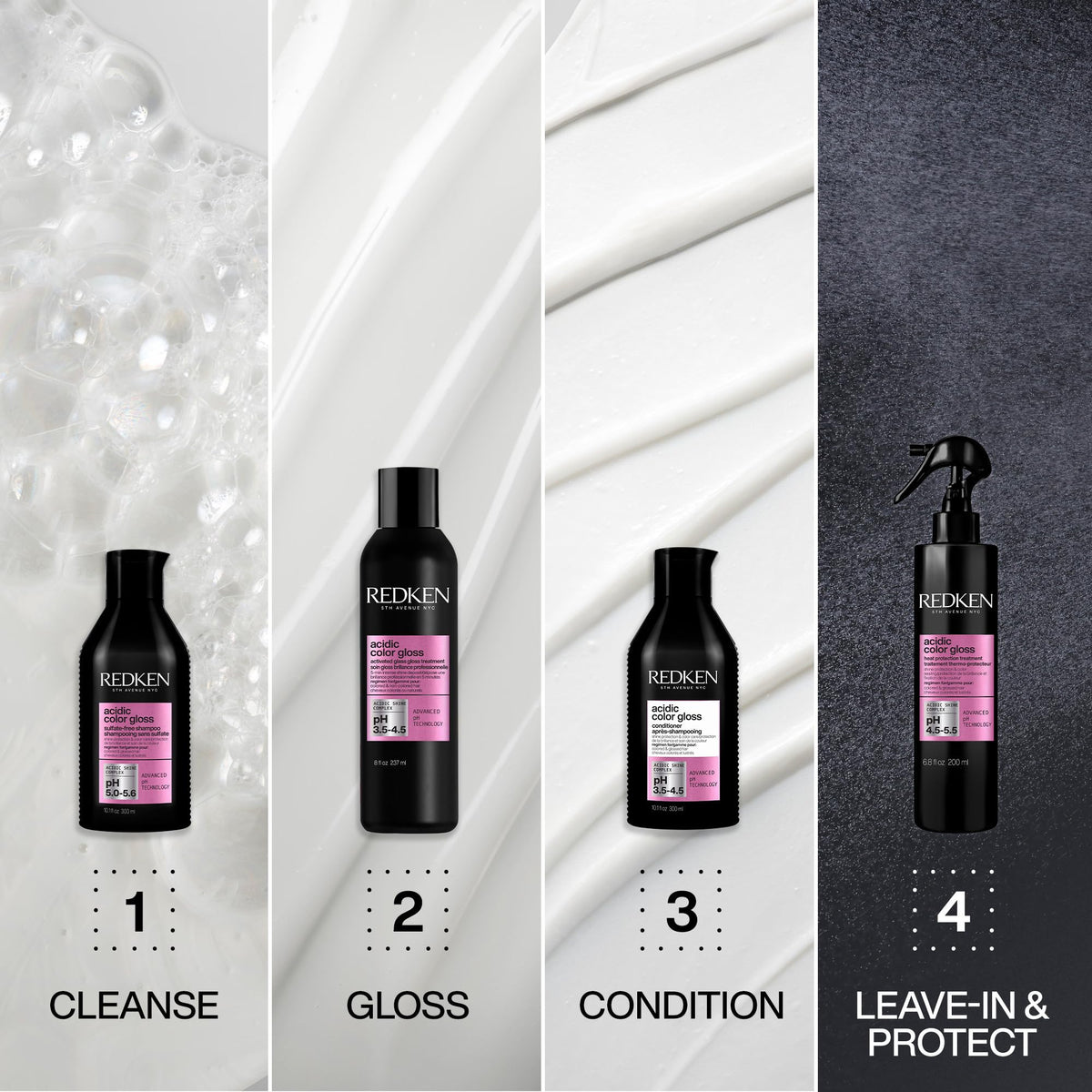 Redken Acidic Color Gloss Conditioner with Acidic Gloss Shampoo