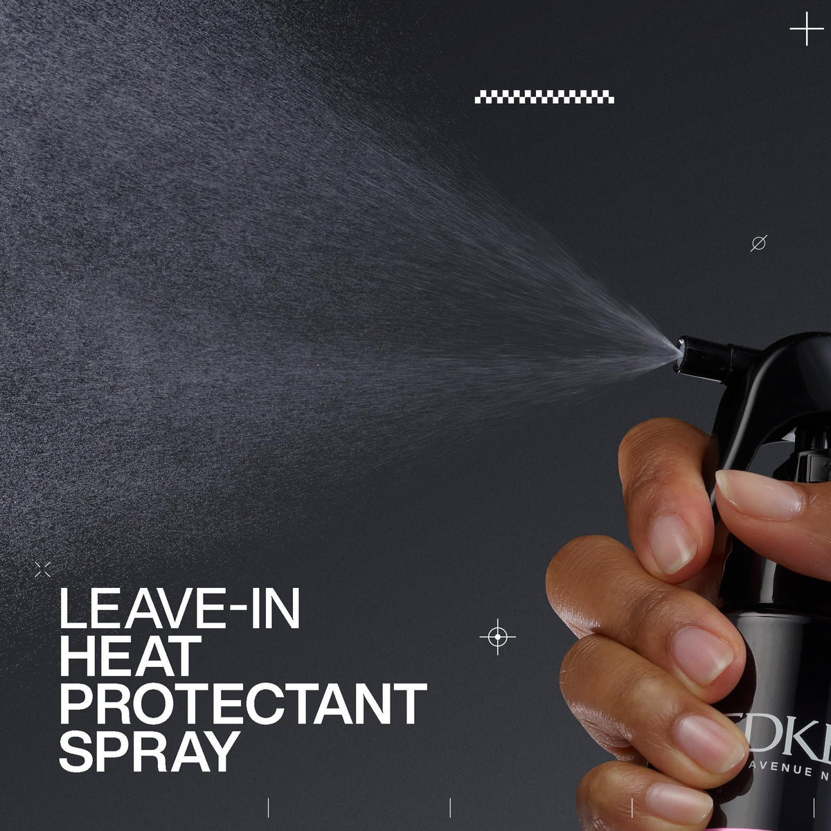 Redken Acidic Color Gloss Leave-In Spray with hair styling tools