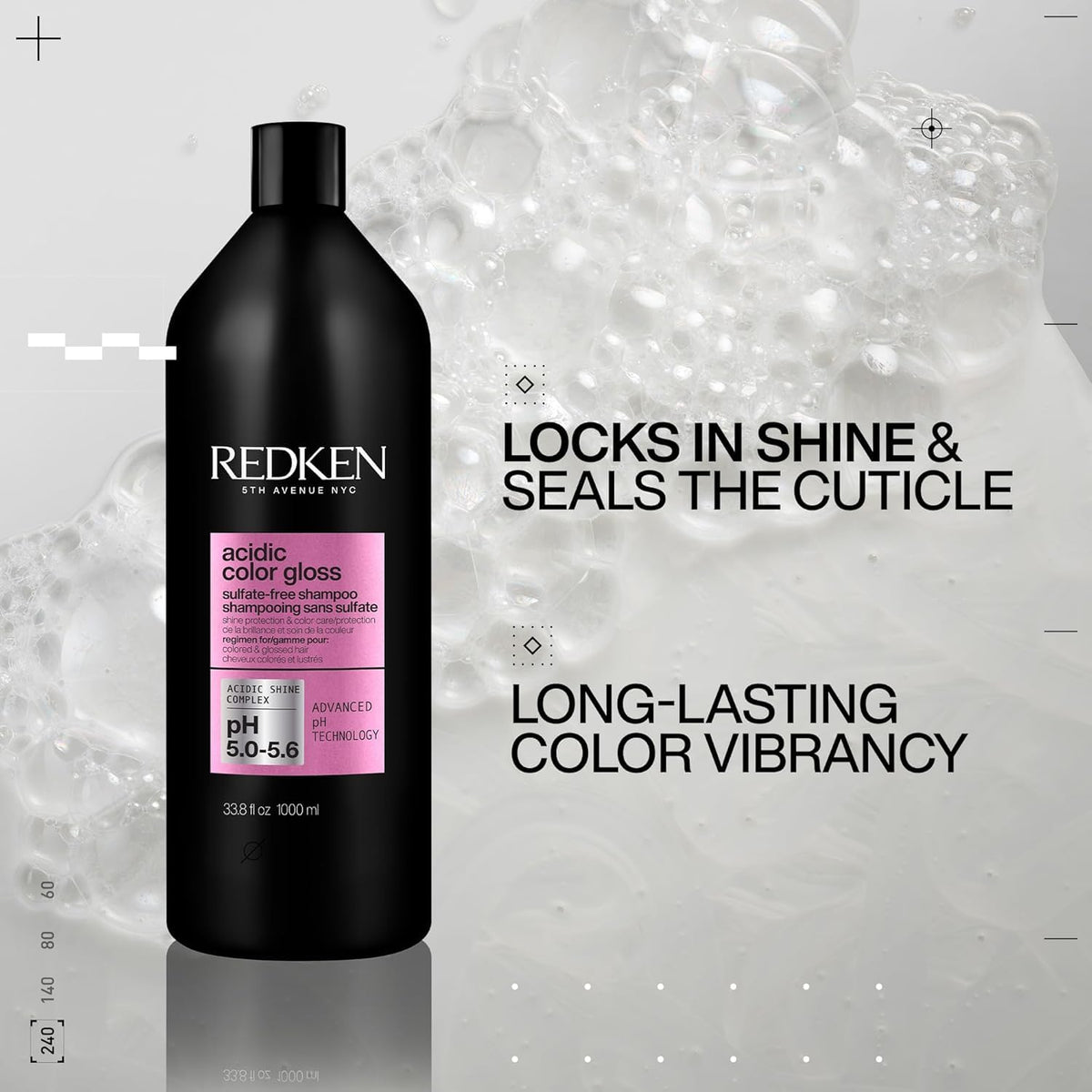 Redken Acidic Color Gloss Shampoo close-up of pump