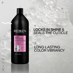 Redken Acidic Color Gloss Shampoo close-up of pump