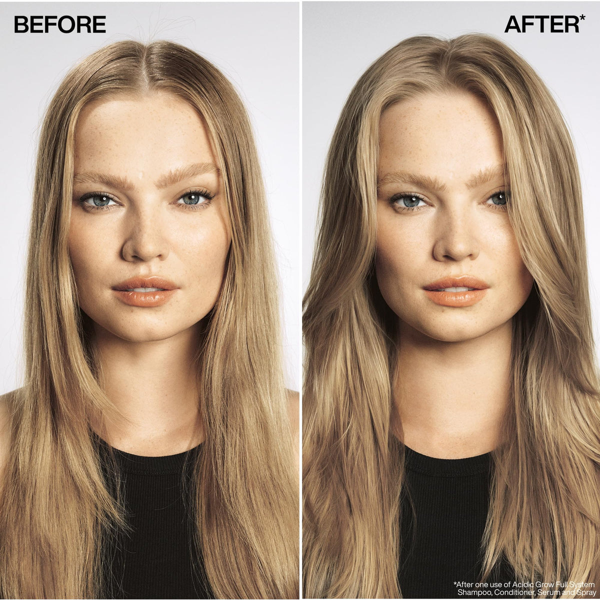 Redken Acidic Grow Full Densifying Shampoo packaging side view