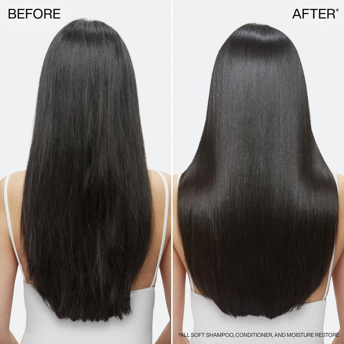 Redken All Soft Heavy Cream Mask application on hair