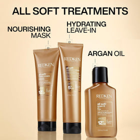 Redken All Soft Heavy Cream Mask in bathroom setting