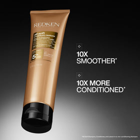 Redken All Soft Leave-In Conditioner bottle with cap