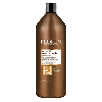 Redken All Soft Mega Curls Conditioner 33.8 Fl Oz front view