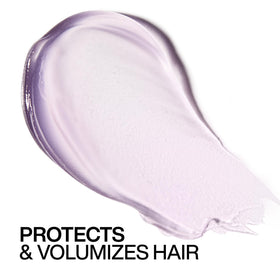 Redken Big Blowout Heat Protectant Gel close-up showing product texture