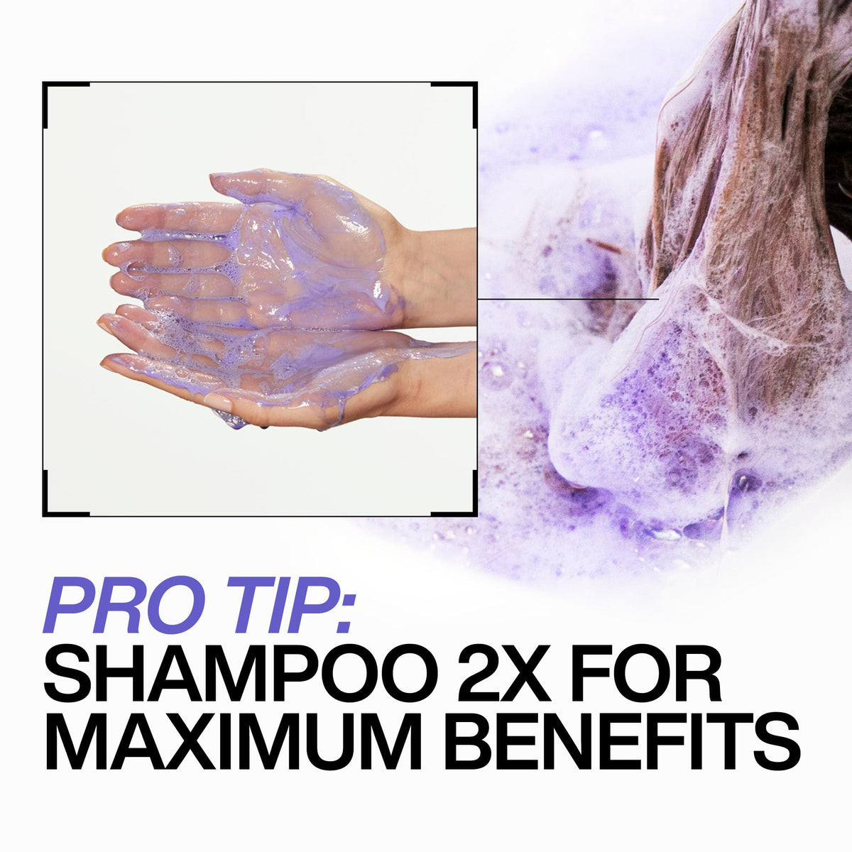 Redken Blondage Purple Shampoo in a bathroom setting