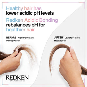 Redken Bonding Conditioner 1 Fl. Oz. next to hair care products