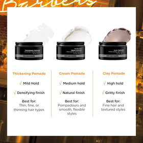 Redken Brews Cream Pomade for Men 3.4 oz application on hair