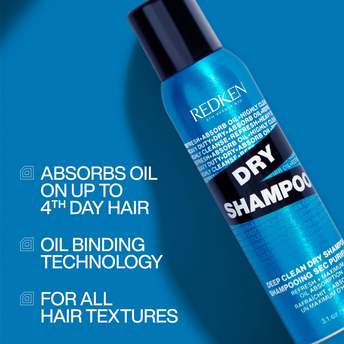 Redken Deep Clean Dry Shampoo 5.2 Oz back view