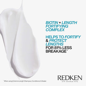 Redken Extreme Length Conditioner 10.1 Fl Oz with hair care products