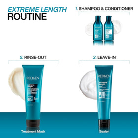 Redken Extreme Length Shampoo with biotin ingredients