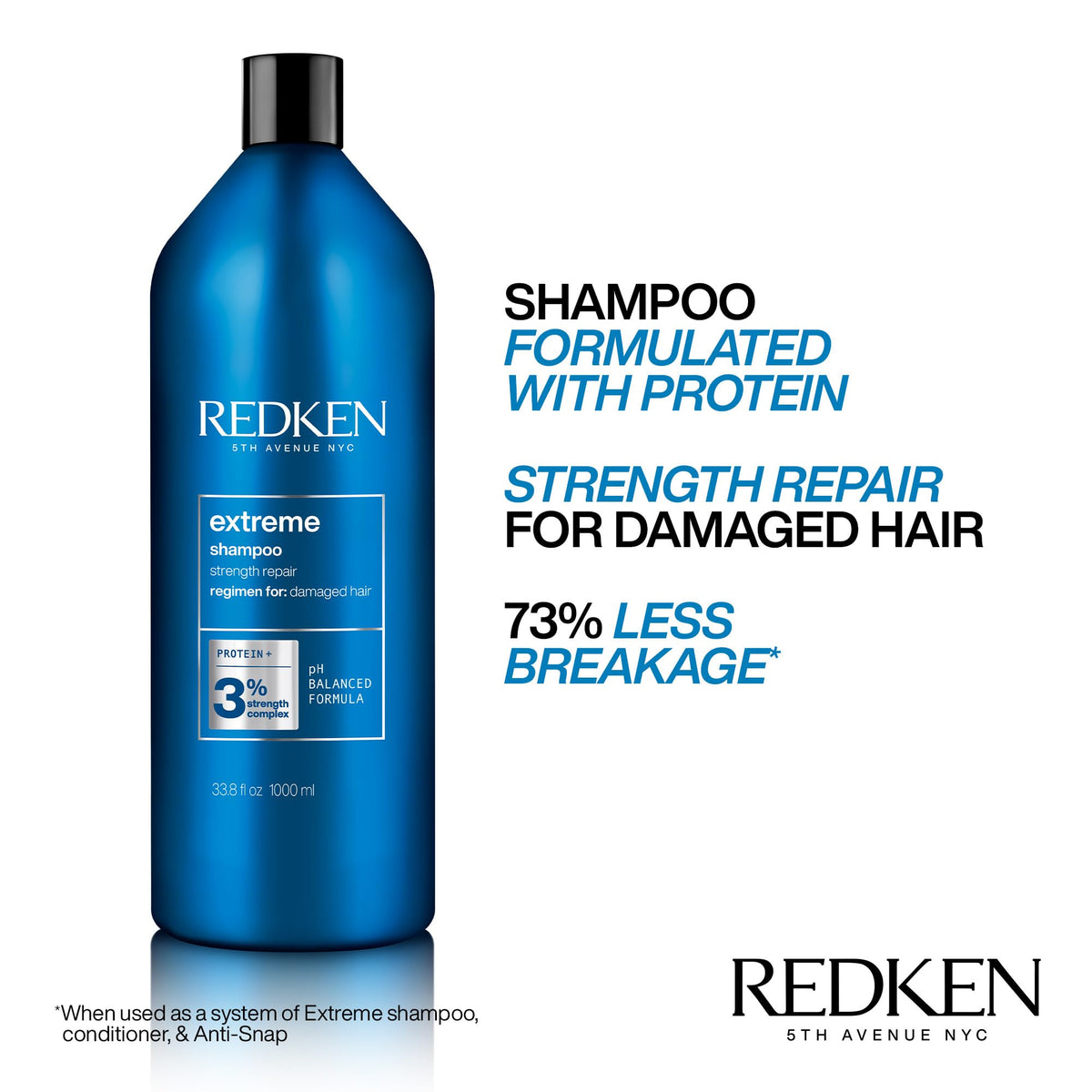 Redken Extreme Shampoo bottle side view