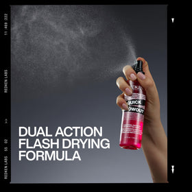 Redken Quick Blowout Heat Protectant Spray packaging details