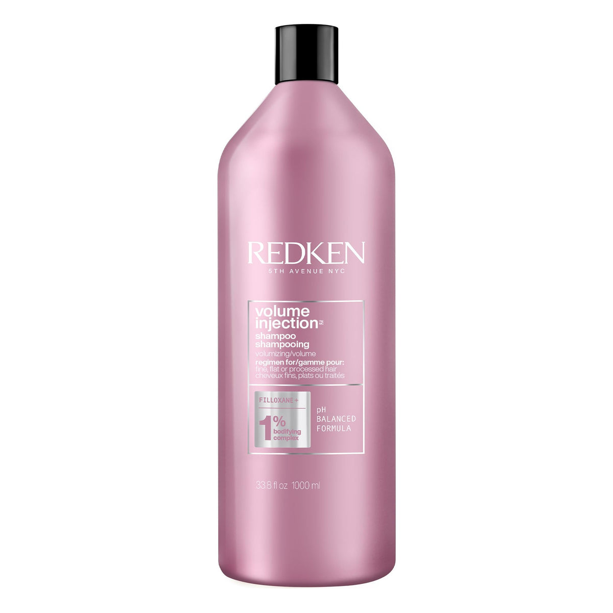 Redken Volume Injection Shampoo 33.8 fl oz front view